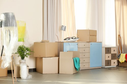 Local man and van service helping with a Docklands apartment move
