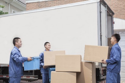 Checklist and prepared boxes for a home move in Docklands