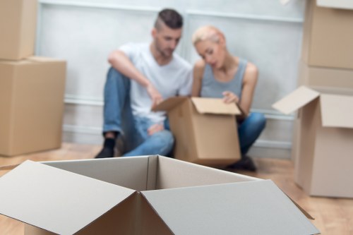 Preparing fragile items and boxes for a Docklands relocation
