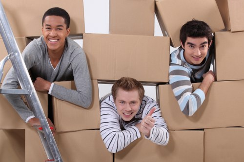 Packing and moving office furniture in Docklands