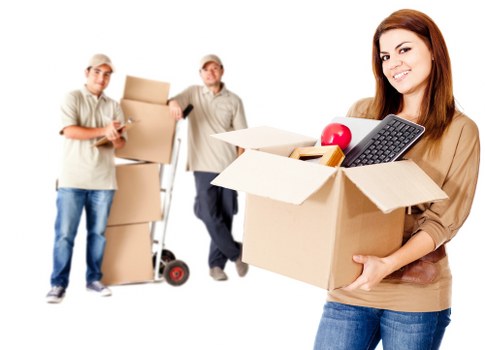 Docklands moving service near modern apartment buildings