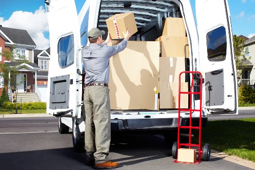 Professional movers handling furniture transport in Docklands