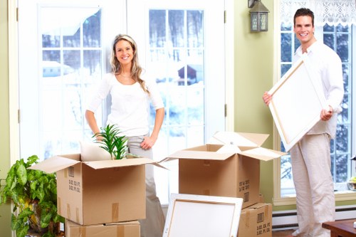 Local team handling an office move near Docklands business towers