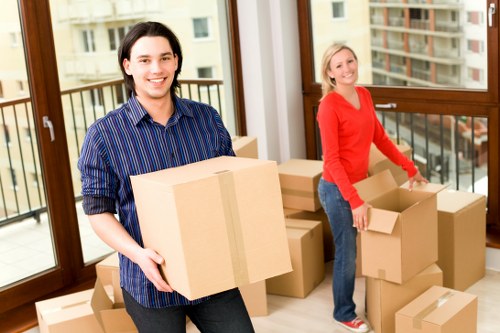 Office furniture relocation in the Docklands commercial precinct